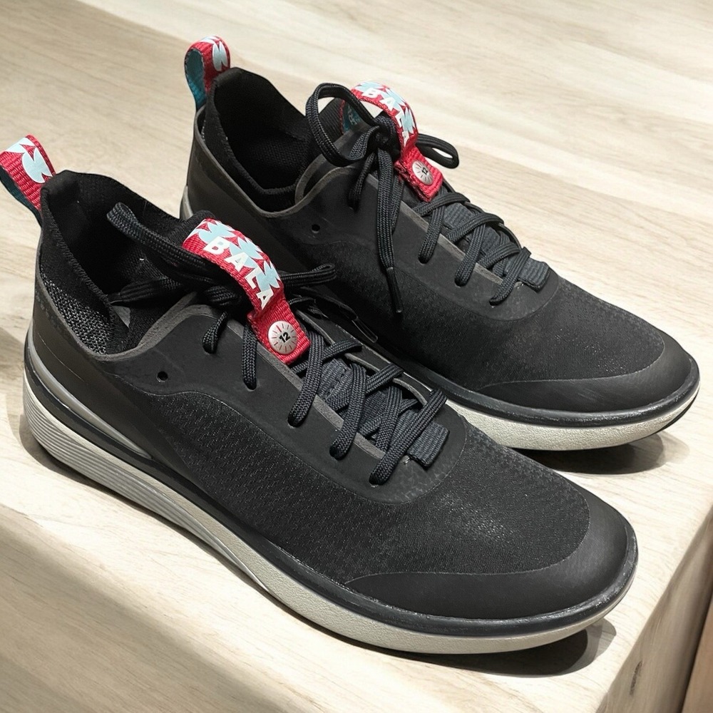 Bala Twelves nocturnal Black Nursing Shoes Sneakers  - Women Size 9 Men Size 8 - Picture 2 of 8